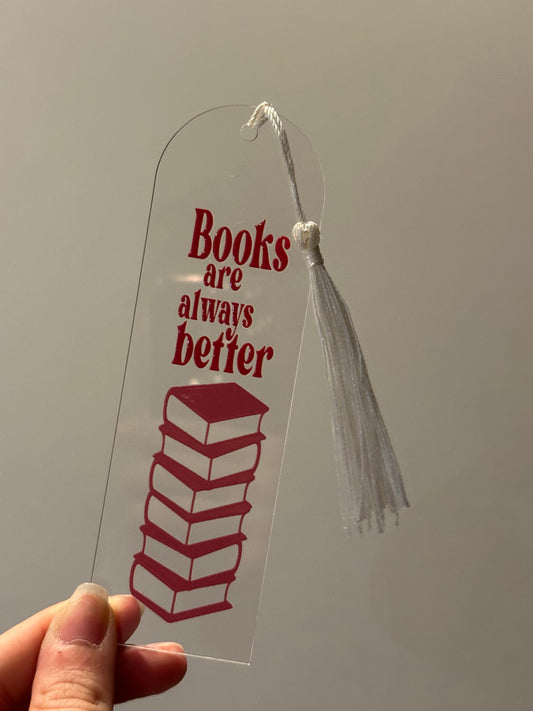 Books are always better, boekenlegger